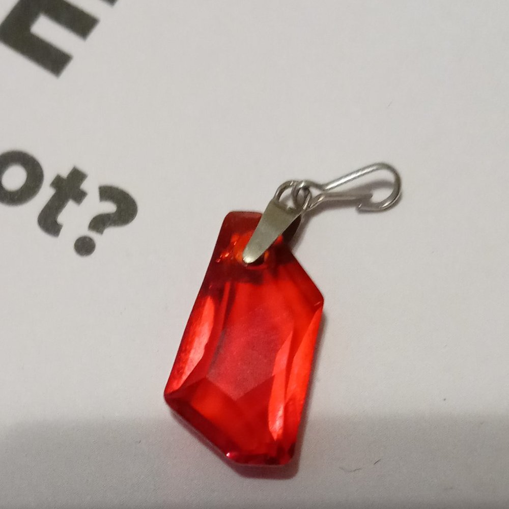 Alex and Ani Light Siam Swarovski Crystal Charm